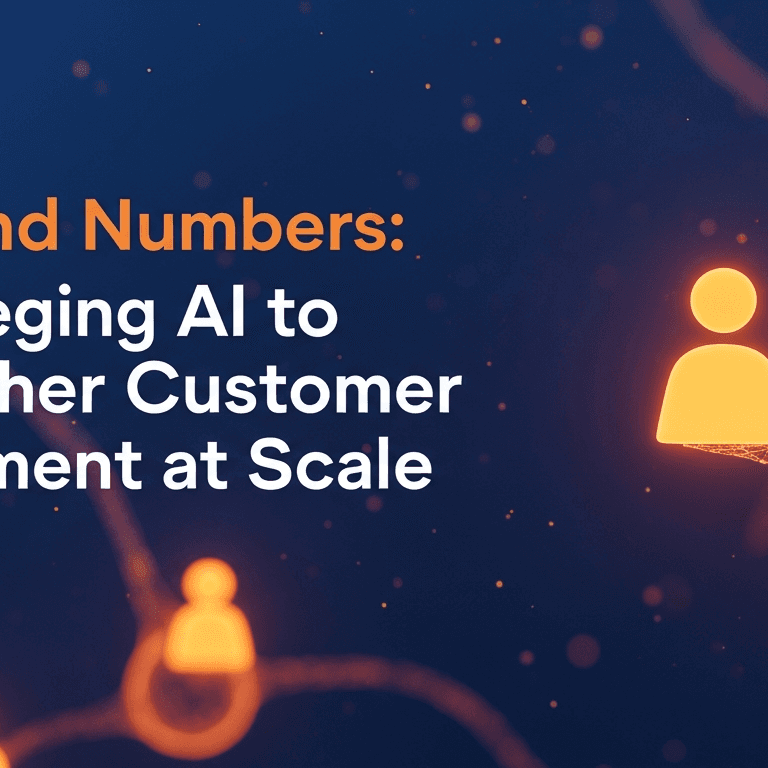 Strategic Intel: Beyond Numbers: Leveraging AI to Decipher Customer Sentiment at Scale